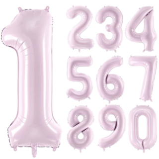 Siffra Folieballong Pastellila 72 cm