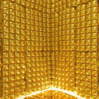 Folieballong Backdrop Guld