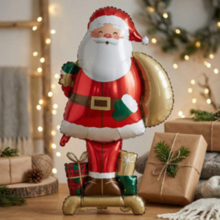 Stående Jultomte Ballong