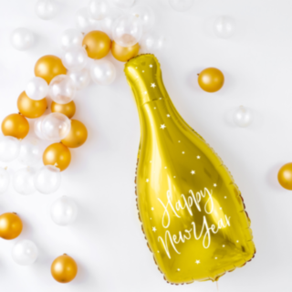 Champagne Happy New Year Folieballong