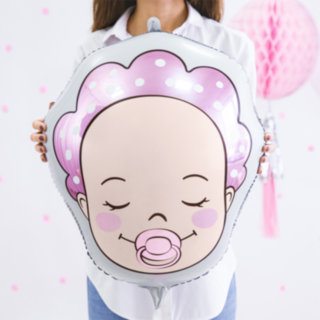Baby Flicka Folieballong