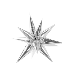 Stjärna Ballong Silver