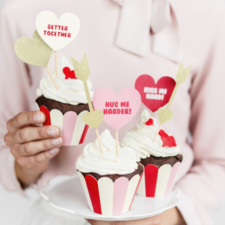 Sweet Love Cupcake Wrappers
