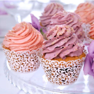 Spetspapper Cupcace Wrappers Vita