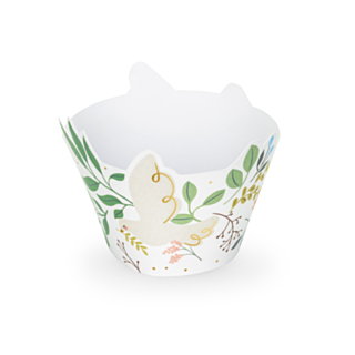 Blommor Cupcake Wrappers