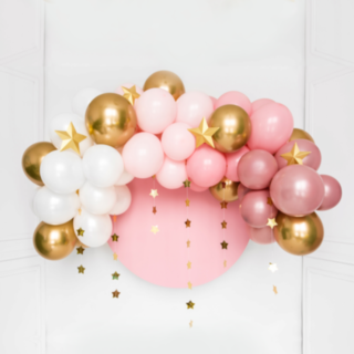 Ballongbåge DIY Ljusrosa