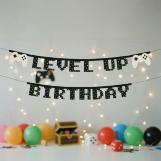 Level Up Birthday Girlang