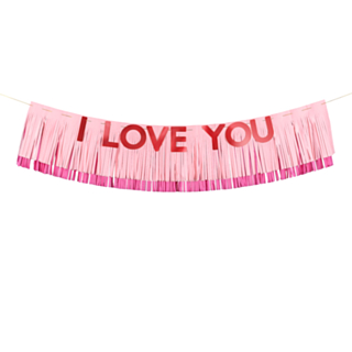 I Love You Girlang Ljusrosa
