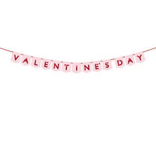 Valentine's Day Girlang Ljusrosa