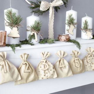 Bomullspåse Julkalender
