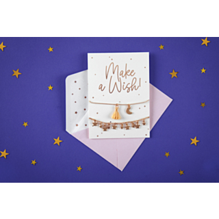 Make A Wish Kort Med Armband