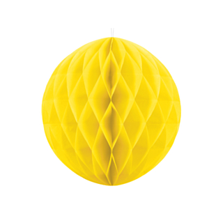 Honeycomb Pappersboll Mörkgul