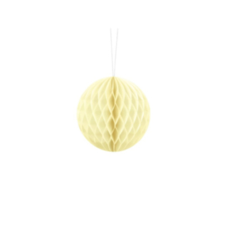 Honeycomb Pappersboll Gräddvit