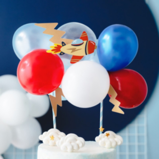 Flygplan Ballonger Tårttopper