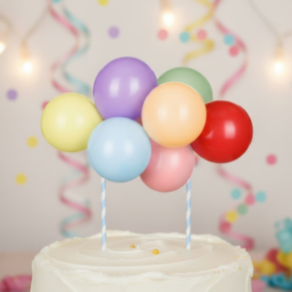 Ballong Tårttopper Regnbåge