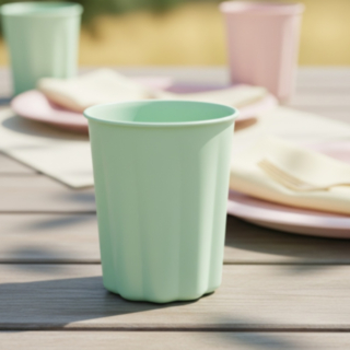 Pastell Plastmuggar Grön