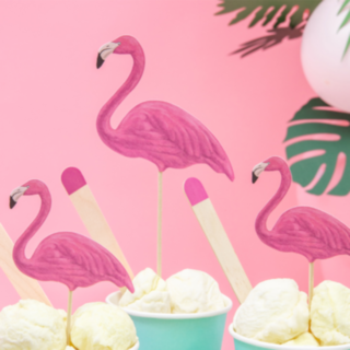 Flamingo Tårtdekoration