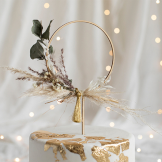 Cirkel Trä Tårttopper