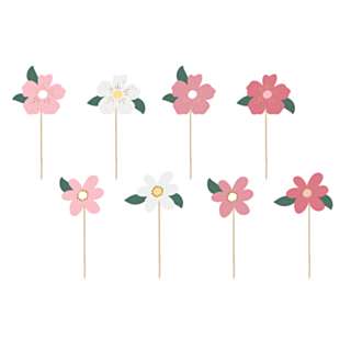 Blommor Tårttopper