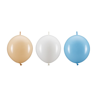 Linking Ballonger Blå/Vit/Beige