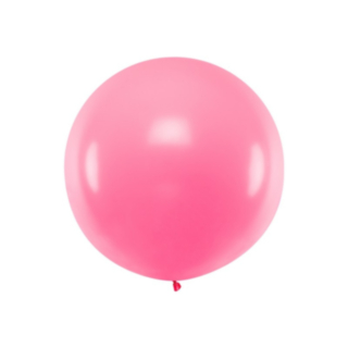 Stor Rund Ballong Rosa