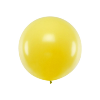 Stor Rund Ballong Gul