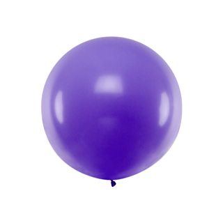 Jätteballong Pastell Lila