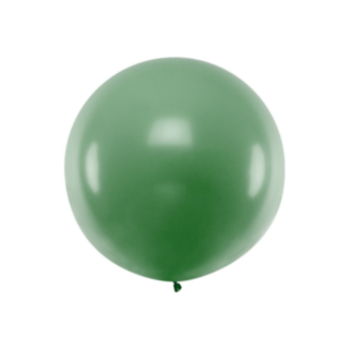 Stor Rund Ballong Mörkgrön