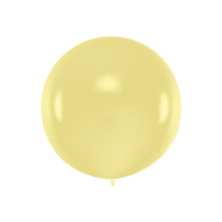Stor Rund Ballong Gul