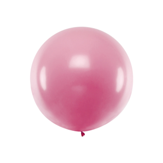 Jätteballong Pastell Rosa