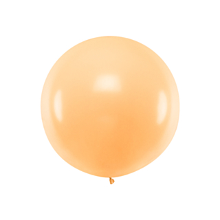Jätteballong Pastell Persika