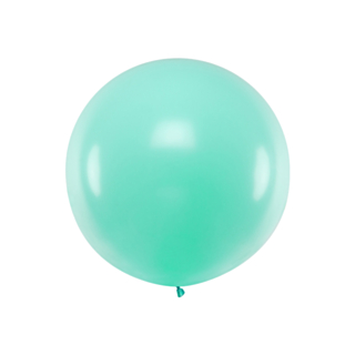 Jätteballong Pastell Mintgrön