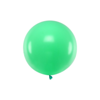 Stor Rund Ballong Pastell Grön