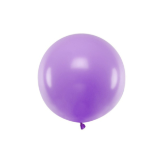 Stor Rund Ballong Pastell Lila