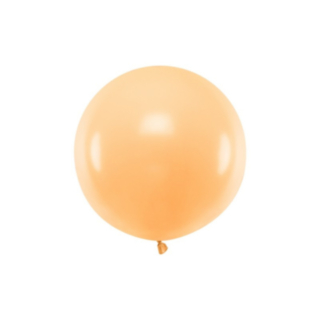 Stor Rund Ballong Ljus Persika