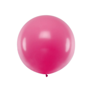 Stor Rund Ballong Rosa