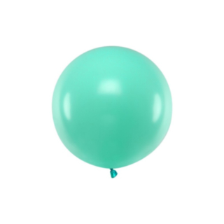 Stor Rund Ballong Pastell Mintgrön