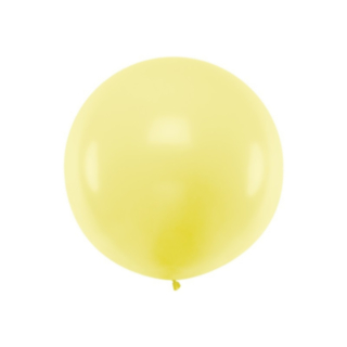 Stor Rund Ballong Gul