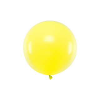 Stor Rund Ballong Citrongul