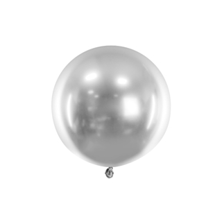 Bubbla Krom Ballong Silver