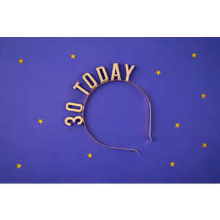 30 Today Diadem Guld
