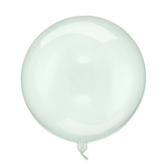 Transparent Klotrund Ballong Grön