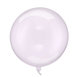 Transparent Klotrund Ballong Lila