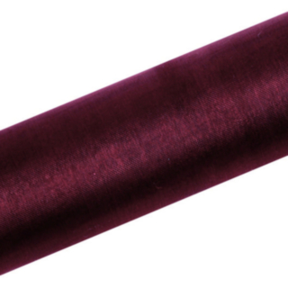 Organza Tygrulle Vinröd