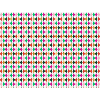Harlekin Presentpapper Grön