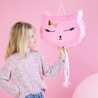 Katt Pull-String-piñata