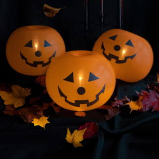 Pumpa LED-ballonger Orange