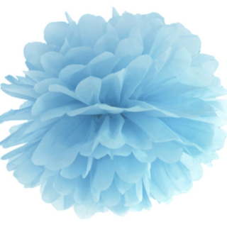 Pom-Pom Ljusblå