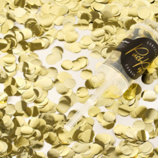 Push Pop Konfettikanon Guld