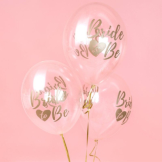 Bride To Be Ballonger Guld
